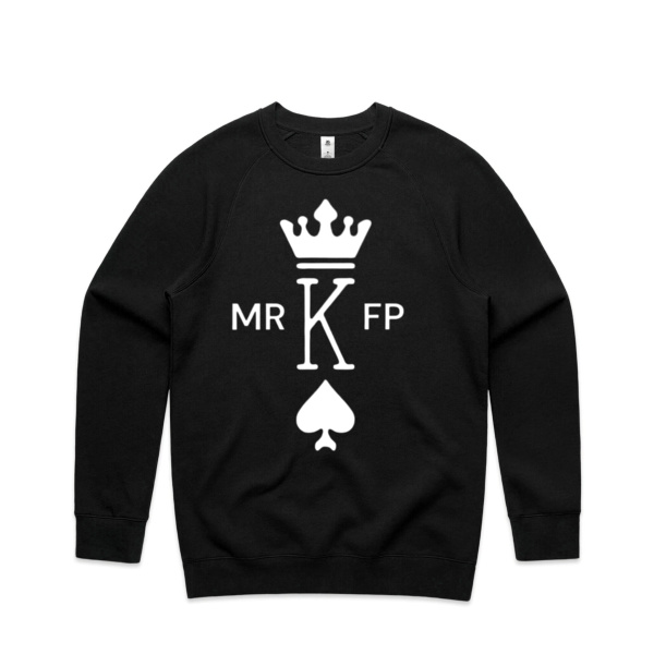 Mr F A N C Y P A N T S sweater live like a KING 👑  - Men's Supply Crew Thumbnail